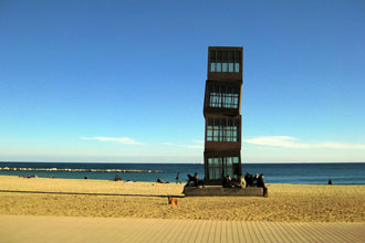 Beaching in Barcelona photo